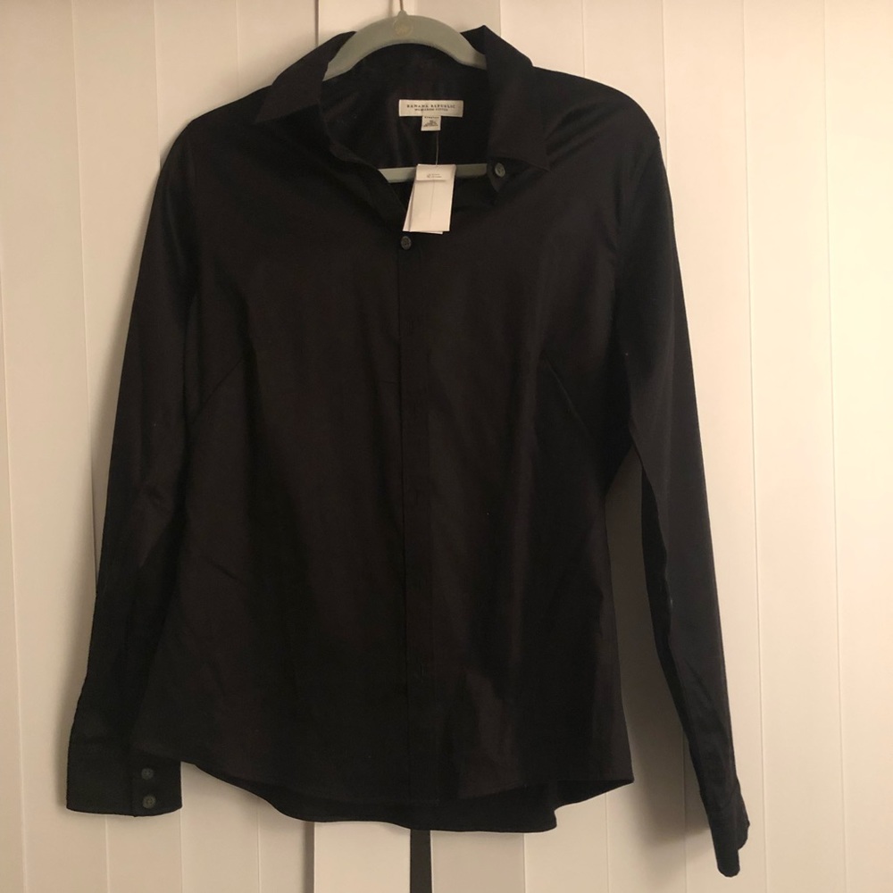 3 for $20 Banana Republic Black Button Down NWT